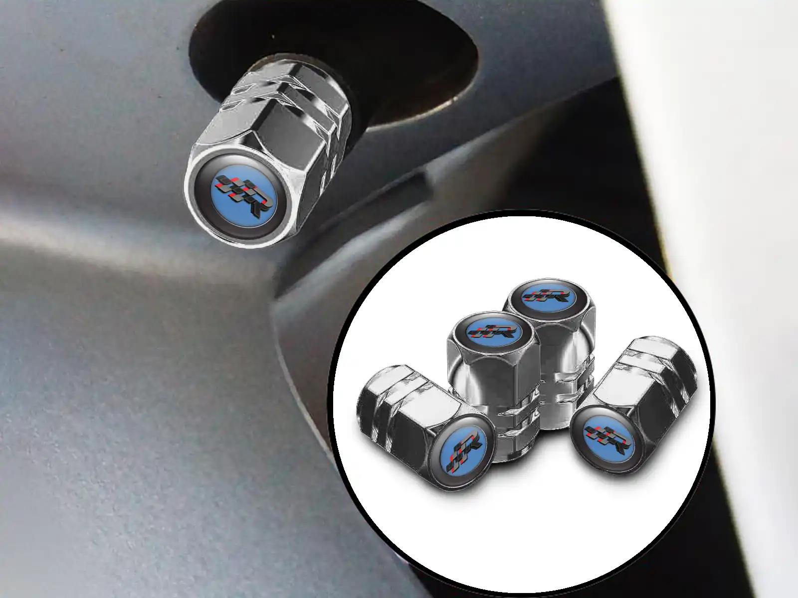Tapones De Válvula Para Bici Acabado Brillante